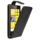 Puzdro Flip Vertical na Nokia Lumia 300 čierne.