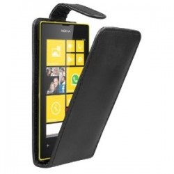 Puzdro Flip Vertical na Nokia Lumia 300 čierne.