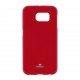 Kryt Mercury Jelly pre Samsung G925 Galaxy S6 Edge červený.