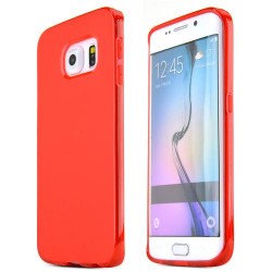 Kryt Candy tenký 0,3 mm pre Samsung G920 Galaxy S6 červený.