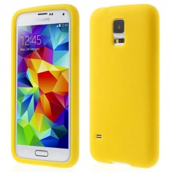 Kryt pre Samsung G900 Galaxy S5 žltý.