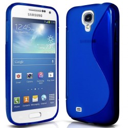 Kryt TPU S-Line pre Samsung i9500 Galaxy S4 modrý.