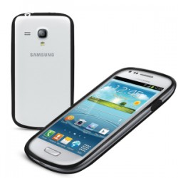 Kryt pre Samsung i9300 Galaxy S3 priesvitný-čierny rám.