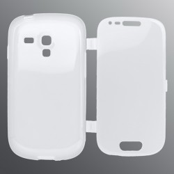 Kryt Smart Skin pre Samsung i8190 Galaxy S3 mini biely.