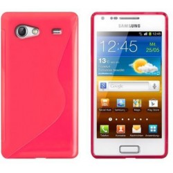 Kryt S-Line pre Samsung Galaxy S Advance I9070 červený.