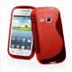 Kryt S-Line pre Samsung S6310 Galaxy Young červený.