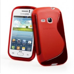 Kryt pre S-Line Samsung S6310 Galaxy Young červený.