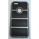 Kryt 4-OK Chrome Iron Cover pre iPhone 6/6s čierno-strieborný.