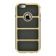 Kryt 4-OK Chrome Iron cover pre iPhone 6/6s čierno-zlatý.