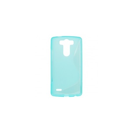 Kryt pre S-Line LG G3 mini priehľadný- tyrkysový.