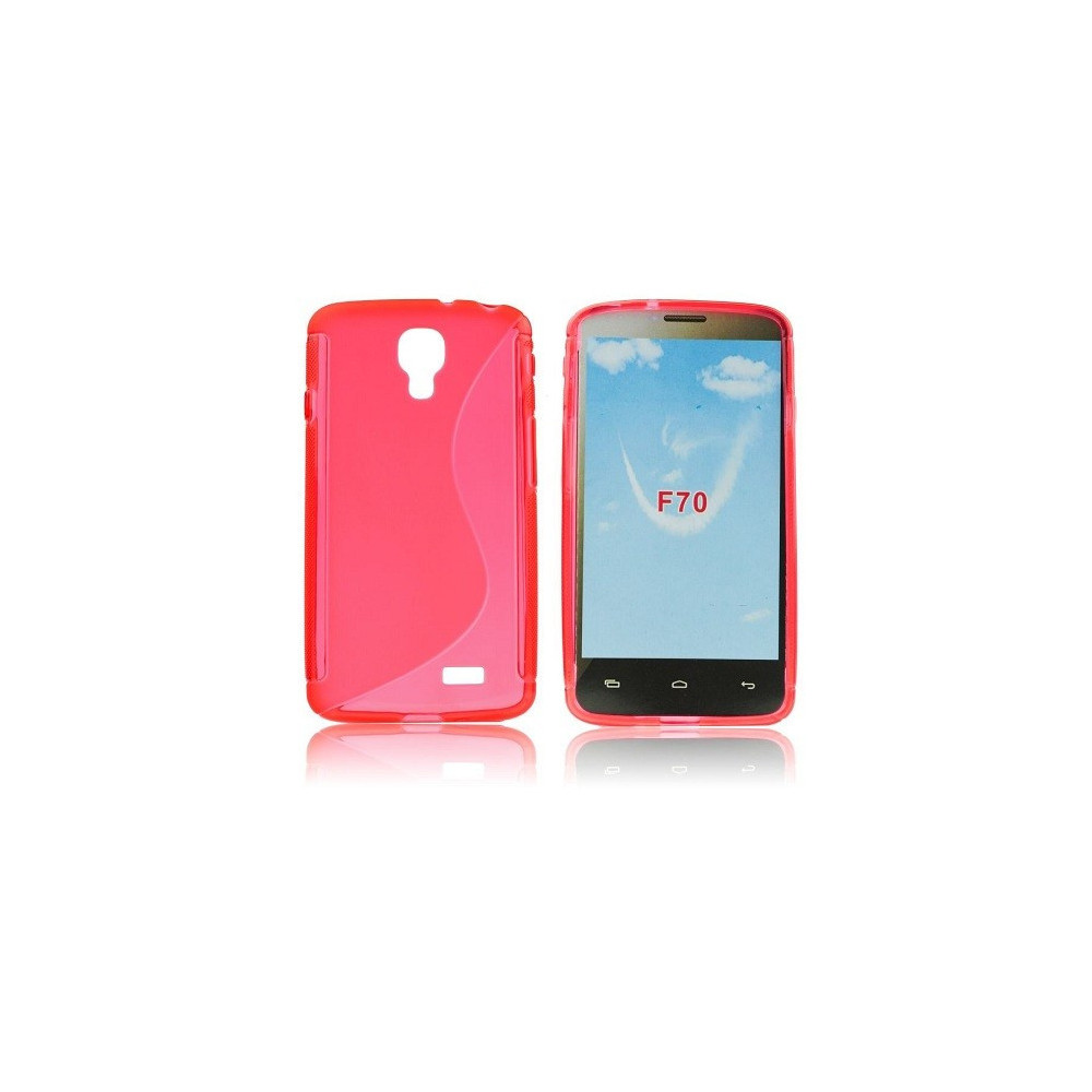 Kryt S-Line pre LG F70 červený.