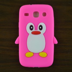 Kryt pre Samsung G3500 Galaxy Core Plus Penguin ružový.