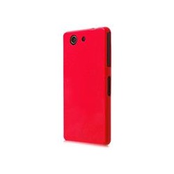 Kryt tenký 0,3mm pre Sony Xperia Z3 Compact červený.