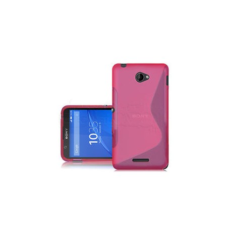 Kryt S-Line pre Sony Xperia E4 ružový.