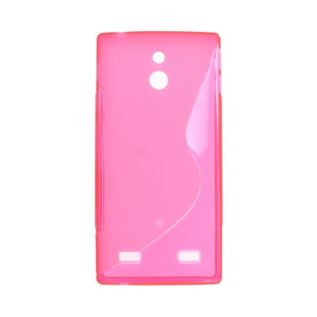 Kryt S-Line pre Sony Xperia P (LT22i) ružový.
