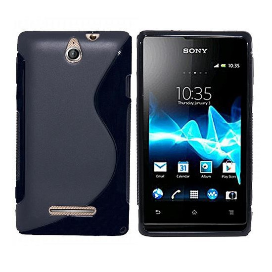 Kryt S-Line pre Sony Xperia E Dual (C1605) čierny.