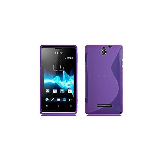 Kryt S-Line pre Sony Xperia E Dual (C1605) fialový.
