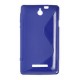 Kryt S-Line pre Sony Xperia E Dual (C1605) modrý.