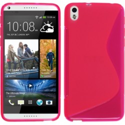 Kryt S-Line pre HTC Desire 816 červený.