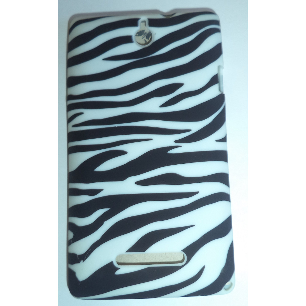 Kryt pre Sony Xperia E vzor zebra.