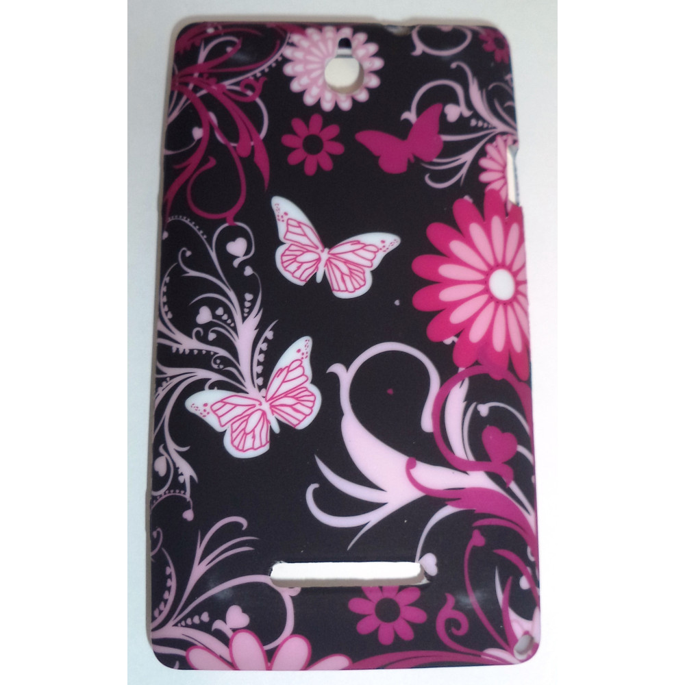 Kryt pre Sony Xperia E vzor motýle.