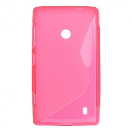 Kryt S-Line pre Nokia Lumia 520 ružový.
