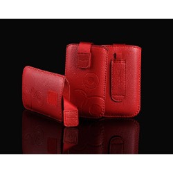 Nasuvacie puzdro Deko 1(rozmer 10) pre Sony E1/J/M/Z5Mini červené.