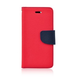 Puzdro Fancy pre Sony M5 červeno-modré.