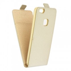 Flipové puzdro Vertical Pocket/Flexi Slim pre Huawei P10 Lite zlaté.