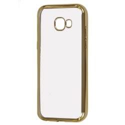 Kryt Clear pre Samsung A520 Galaxy A5 (2017) zlatý.