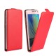 Puzdro Flip Vertical pre Samsung J120F Galaxy J1 (2016) červené.