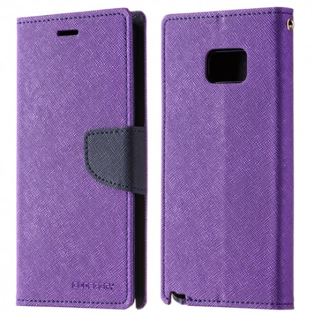 Puzdro Mercury Goospery pre Samsung N930F Galaxy Note 7 fialovo-modré.