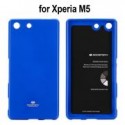 Kryt Mercury Jelly pre Sony Xperia M5 modrý.