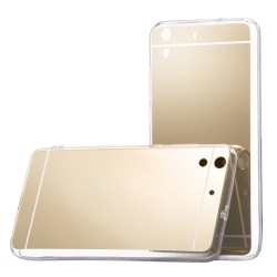 Kryt Mirror TPU pre Huawei Y6 II zlatý.