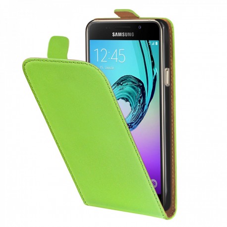 Puzdro Flip Vertical pre Samsung Galaxy A3 zelené.
