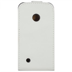 Puzdro Flip Vertical na Nokia Lumia 530 biele.