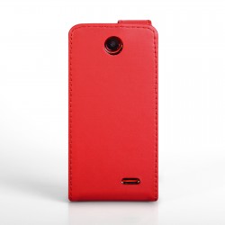 Puzdro Flip Vertical pre HTC Desiere 310 červené.