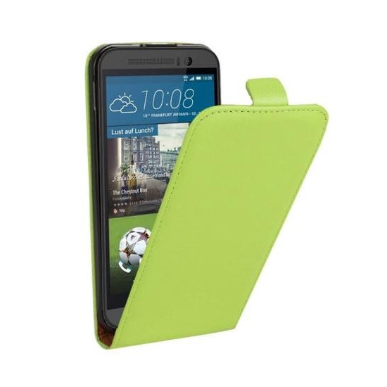 Puzdro Flip Vertical pre HTC Desiere 310 zelené.