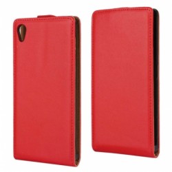 Puzdro Flip Vertical pre Sony Xperia Z5 (E6603) červené.