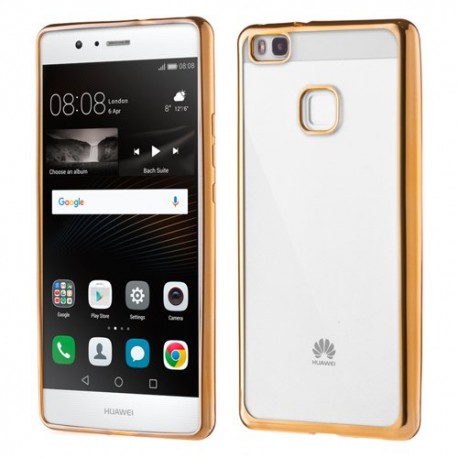 Kryt Clear pre Huawei P9 Lite zlatý.