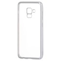 Kryt Clear pre Samsung A530 Galaxy A8 (2018)/A5 (2018) strieborný.