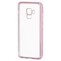 Kryt Clear pre Samsung A530 Galaxy A8 (2018)/ A5 (2018) ružový.