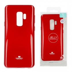 Kryt Mercury Jelly pre Samsung G965 Galaxy S9 Plus červený.