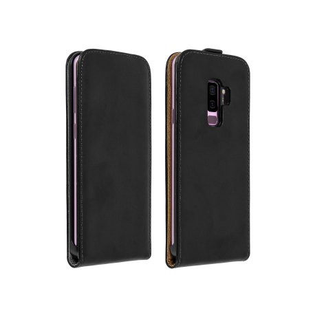 Puzdro Flip Vertical pre Samsung G965 Galaxy S9 Plus čierne.
