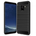 Kryt Carbon pre Samsung A530 Galaxy A8 (2018)/ A5 (2018) čierny.