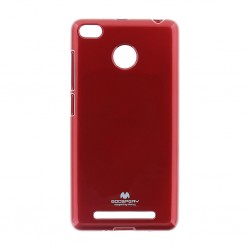 Kryt Mercury Jelly pre Xiaomi Redmi 6 červený.