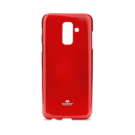 Kryt Mercury Jelly pre Samsung A605 Galaxy A6 Plus 2018 červený.