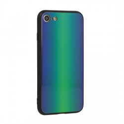 Kryt Vennus Glass Reflect pre iPhone X/XS zeleno-modrý.